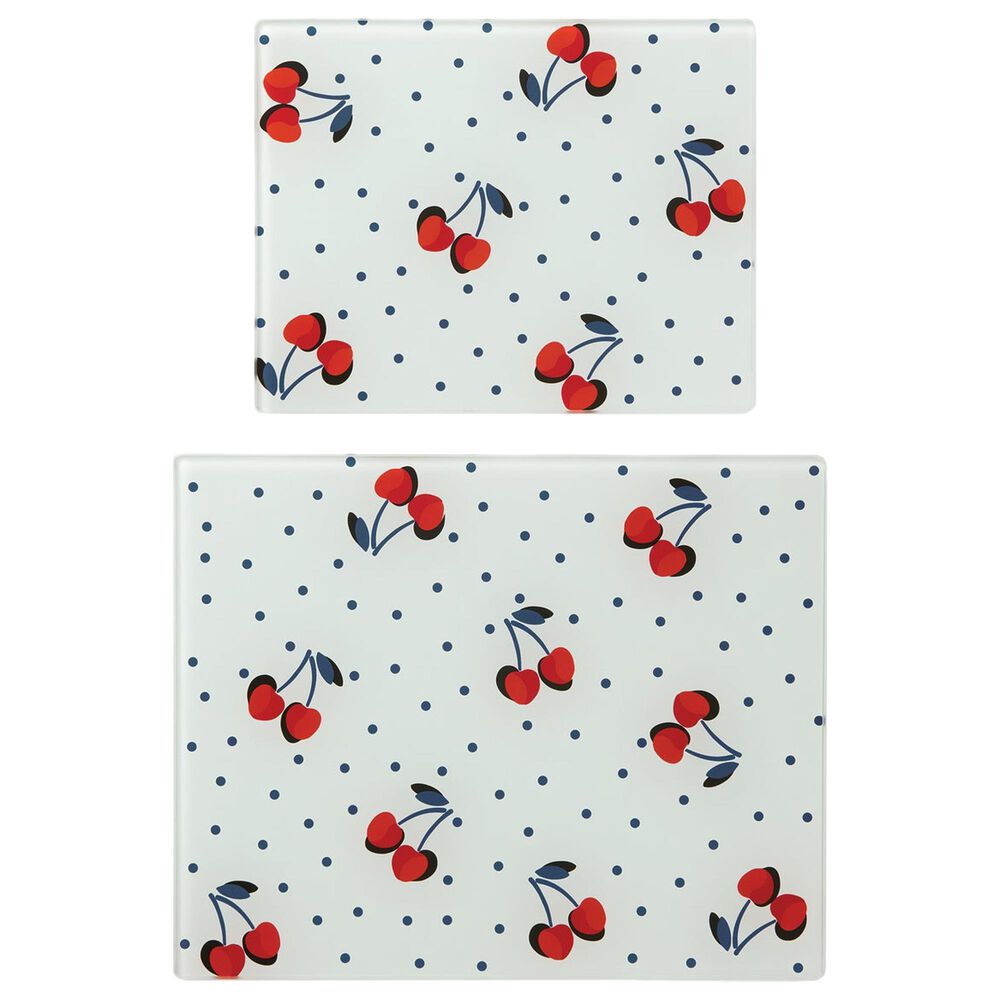 Kate Spade New York Vintage Cherry Dot 2-Piece Prep Board Set, , large