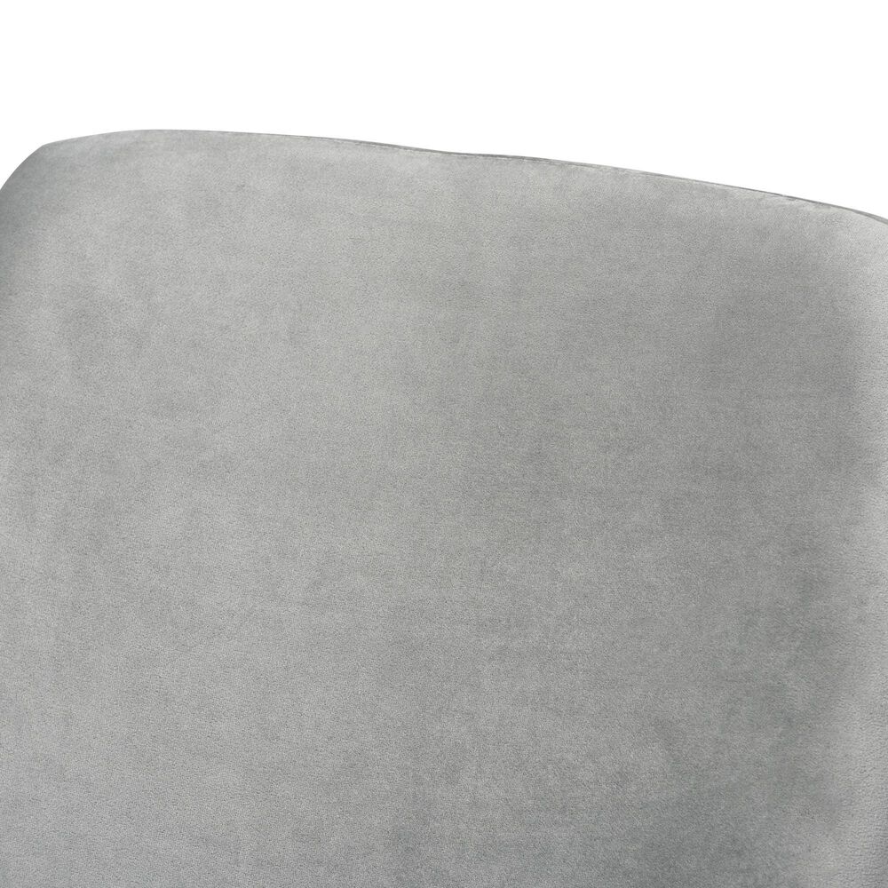 Baxton Studio Sennet Arm Chair in Grey, , large