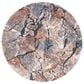 Safavieh Cyrus Shag CYR140F CYRUS SHAG 6"7" Round Grey and Rust Area Rug, , large