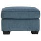 Ashley Cashton Chair and Ottoman in Blue, , large