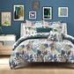J. Queen New York Rainforest 26" Square Euro Pillow Sham in Teal, , large