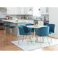 Lumisource Rhonda Counter Stool in Blue/Gold (Set of 2), , large