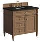 James Martin Brittany 36" Single Bathroom Vanity in Pecan with 3 cm Phantome Eclos Top and Rectangular Sink, , large