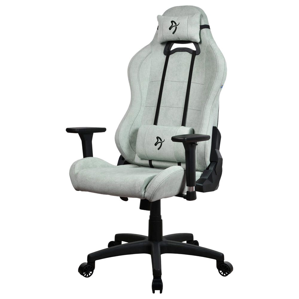 Arozzi Torretta 2023 Edition Soft Fabric Ergonomic Gaming Chair in Pearl Green, , large