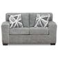Arapahoe Home Stationary Loveseat in Posh Grey, , large