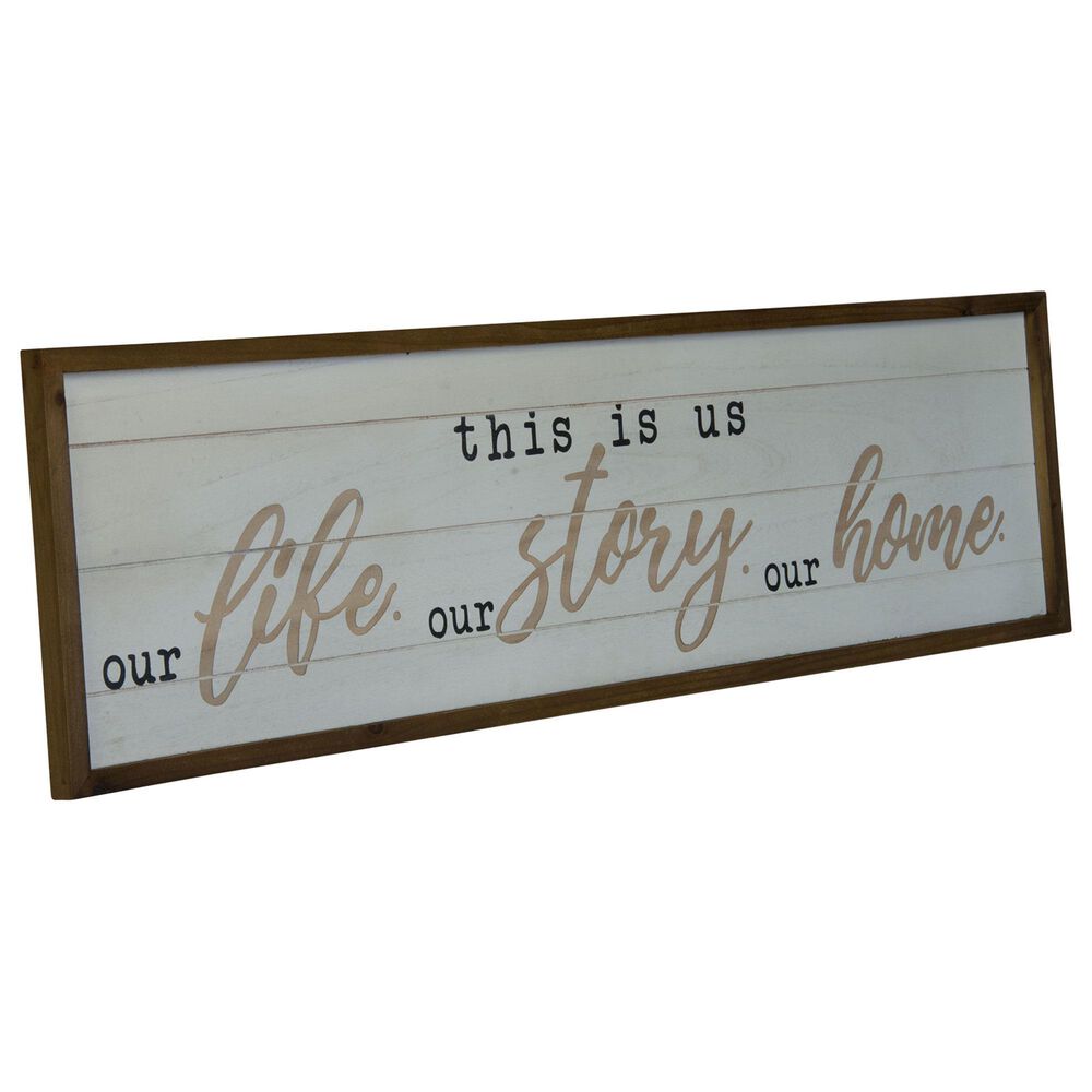 VIP Home and Garden "This is Us" 10" x 36" Sign, , large