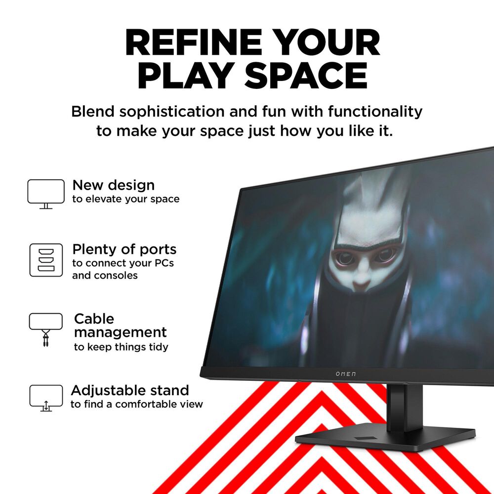 HP Omen 24&quot; FHD 165Hz Gaming Monitor in Black, , large