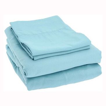 Caro Home Bamboo King Sheet Set in Sea Grass, , large