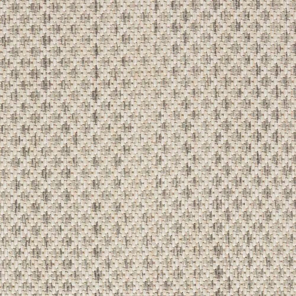 Nourison Courtyard Ivory and Silver 2&#39;2&quot; x 8&#39; Indoor/Outdoor Runner, , large