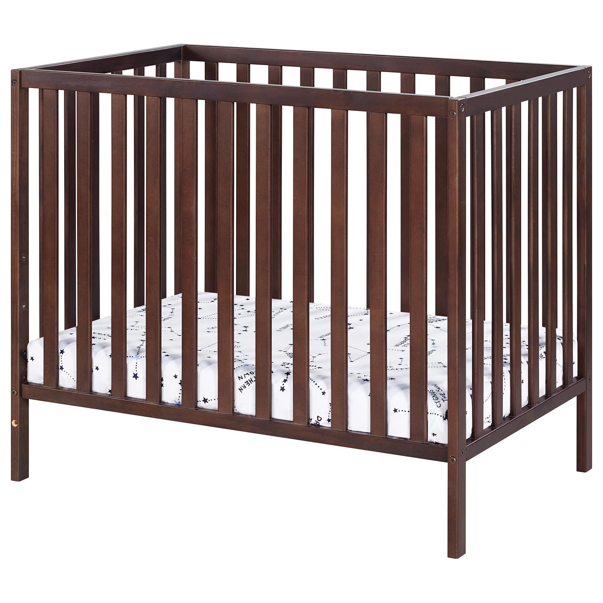 Espresso color crib hot sale