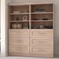Bestar Pur 72" Closet Organizer in Rustic Brown, , large