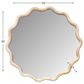 Howard Elliott Pine Ripples Round Mirror in Light Natural, , large