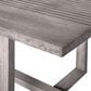Armen Living Vivid Outdoor Rectangular Dining Table in Light Gray Eucalyptus - Table Only, , large