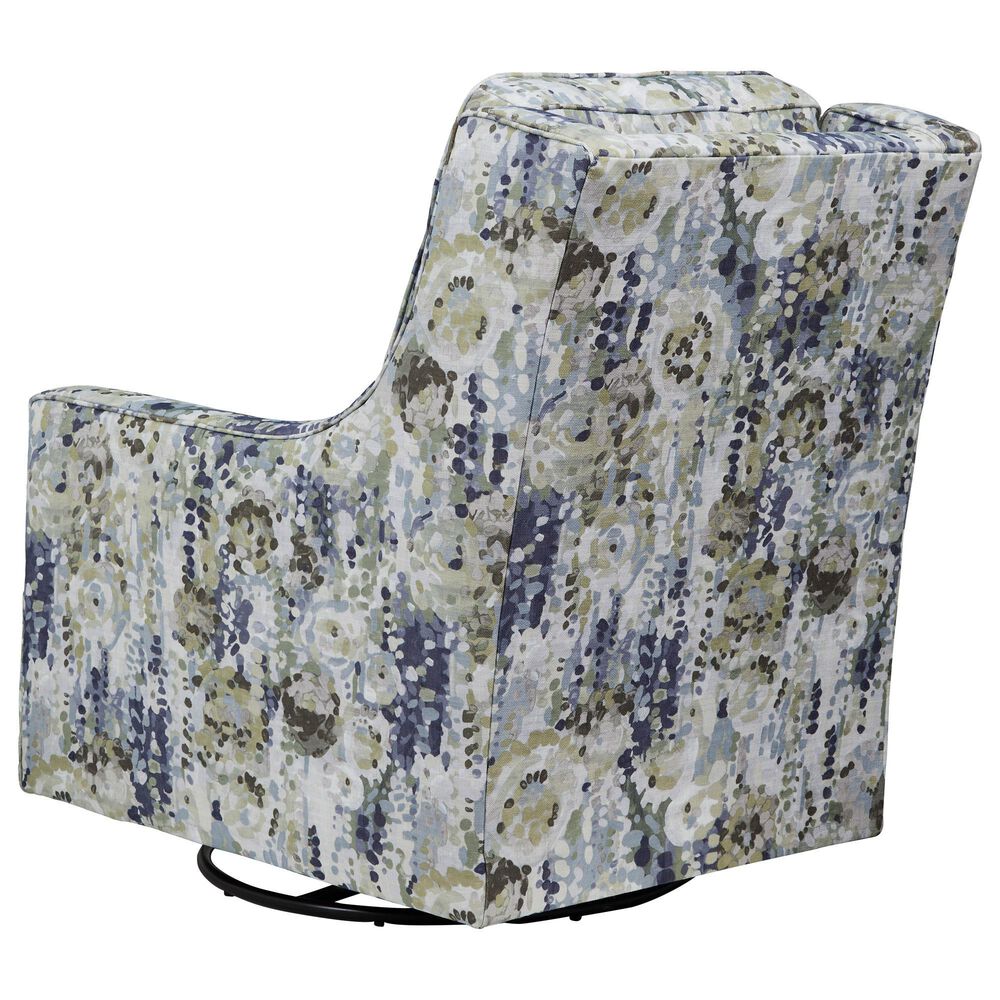 Ashley Dustinford Swivel Glider Accent Chair in Multicolor, , large