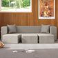 Jaxx Zipline Convertible Sleeper Sofa and Ottoman in Pewter, , large