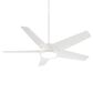 Minka-Aire Chubby 58" Smart Indoor/Outdoor Ceiling Fan in Flat White, , large