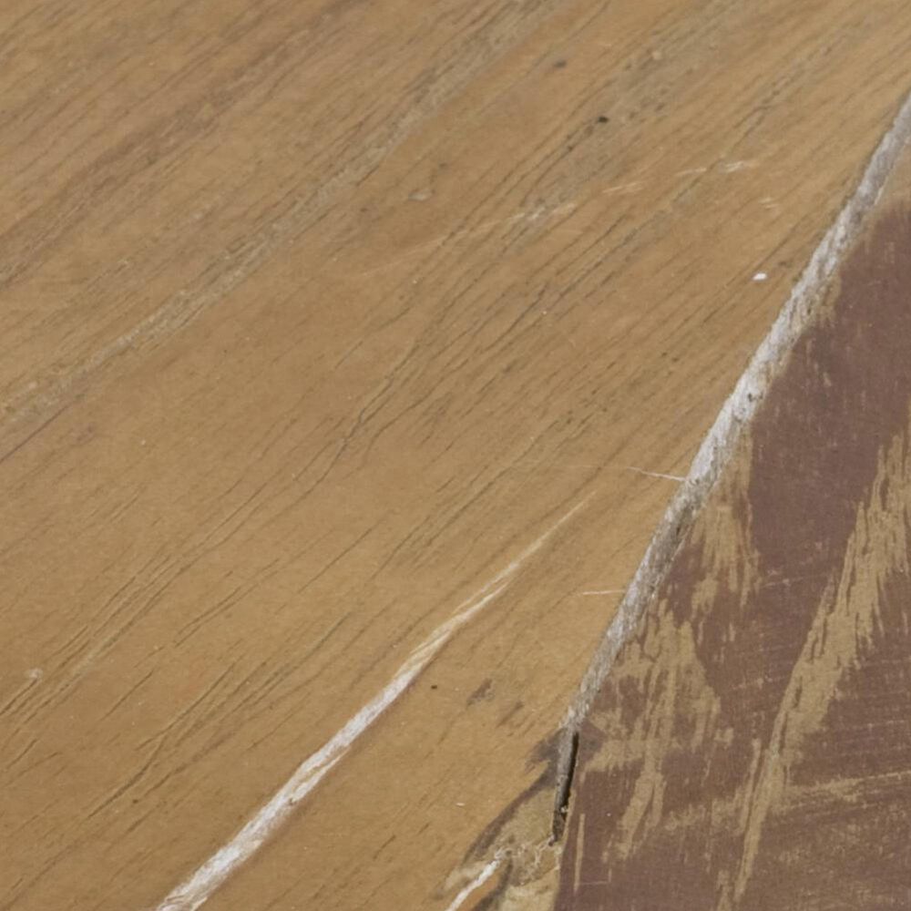 Maple and Jade Handmade Pinwheel Drum Accent End Table in Light Brown, , large