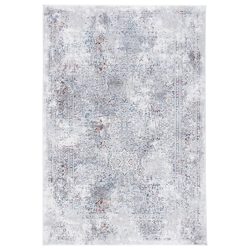 Safavieh Craft CFT955F 5"5" x 7"7" Grey and Blue Area Rug, , large