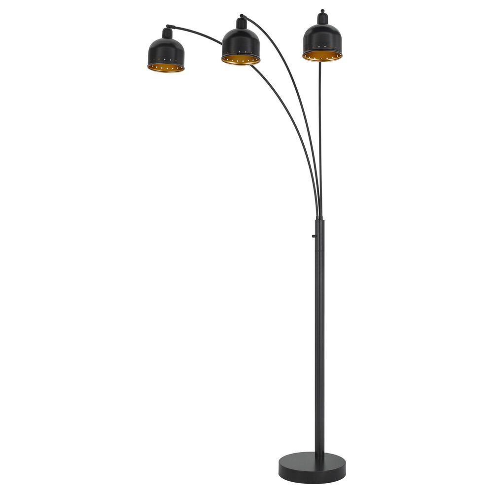 Cal Lighting Ellington 3 Lit arc floor lamp, , large