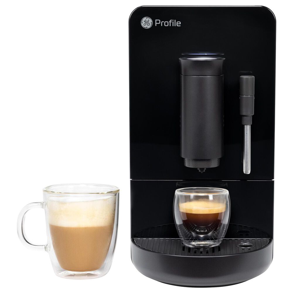 GE Profile 40.5 Oz Automatic Espresso Machine in Black, , large