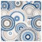 Safavieh Cabana CBN382G 6"7" Square Grey and Blue Indoor/Outdoor Area Performance Rug, , large