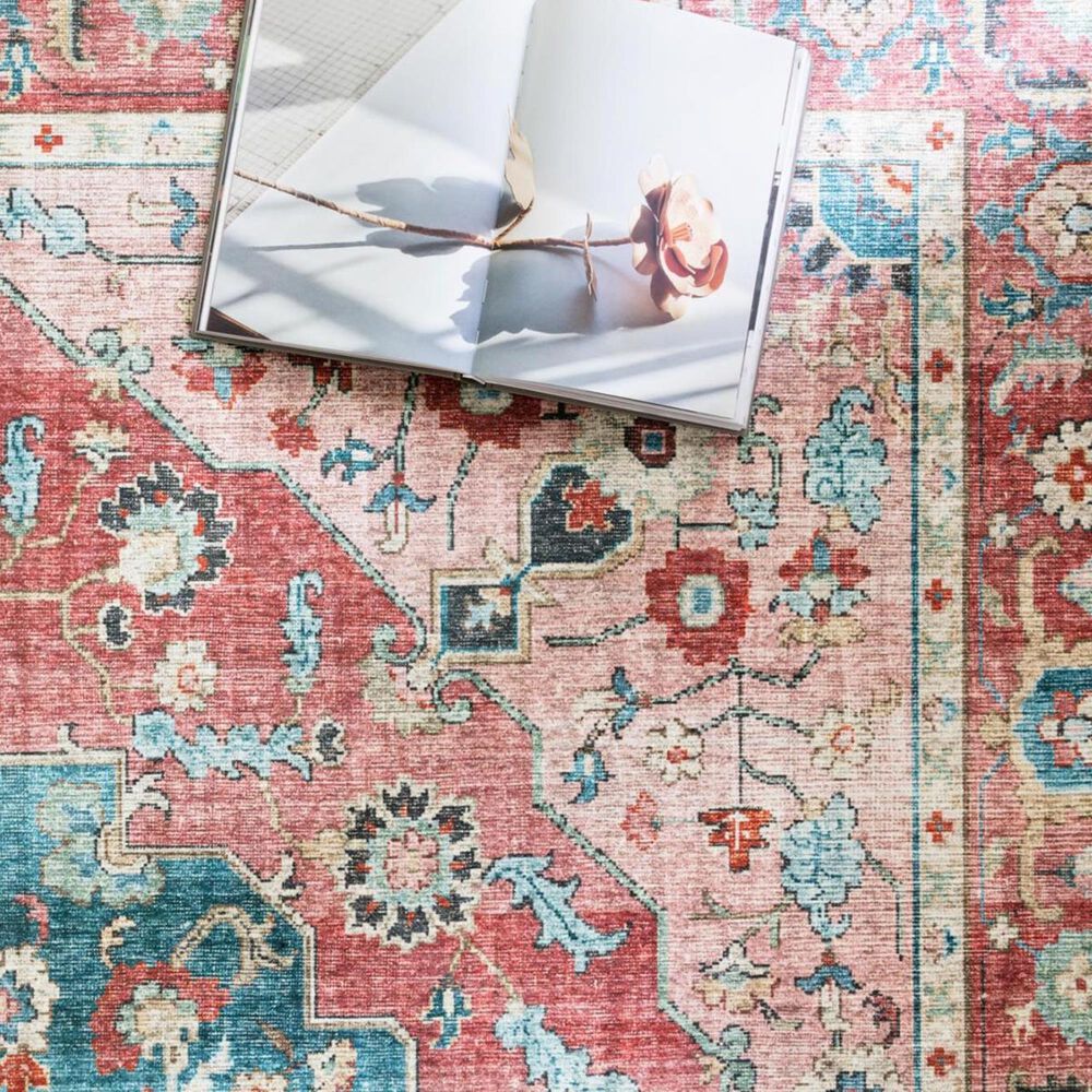 Loloi II Skye SKY-05 3&#39;6&quot; x 5&#39;6&quot; Brick and Ocean Area Rug, , large