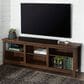 Walker Edison Essential 70" TV Stand in Dark Walnut, , large