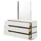 New Heritage Design Paradox Dresser Mirror in White Gloss, , large