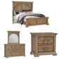 Karavan Casual Dining 4-Piece Queen Bedroom Set in Knotty Hickory, , large