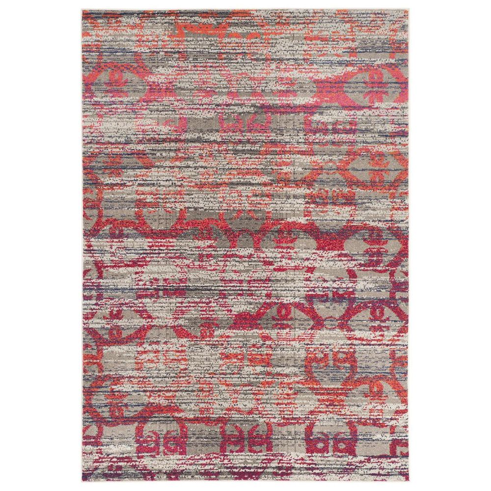 Safavieh Monaco MNC217G-4 4" x 5"7" Grey/Multi Area Rug, , large