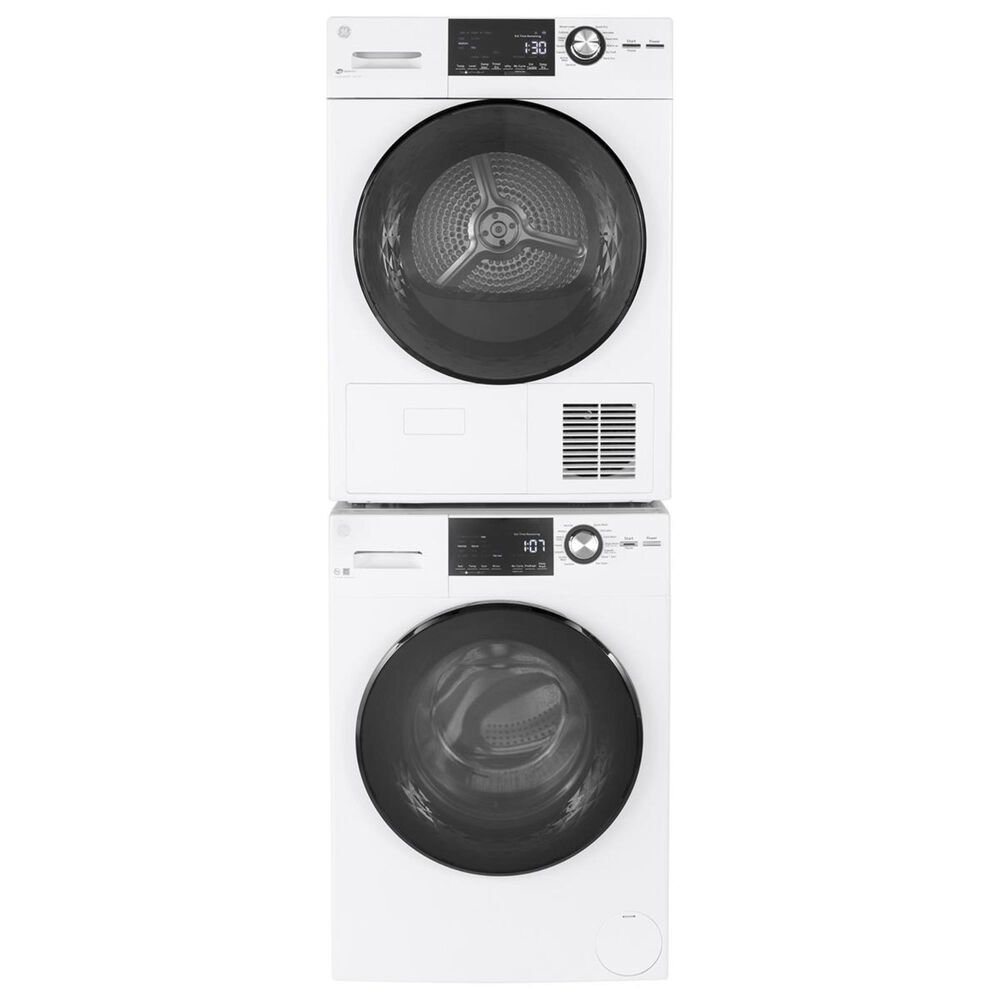 GE Appliances 24" Ventless Condenser Electric Dryer in White, , large