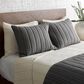 Ann Gish Rib 3-Piece King Coverlet Set in Slate, , large