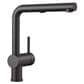 Blanco Linus 1.5 GPM Low-Arc Pull-Out Kitchen Faucet in Anthracite, , large