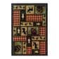 Oriental Weavers Hudson 1067A 6"7" x 9"6" Multi-Color Area Rug, , large