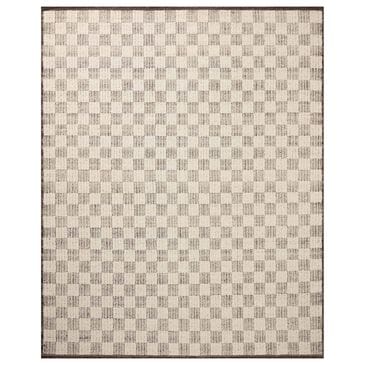 Loloi Knox Ivory and Mocha 7"9" x 9"9" Area Rug, , large