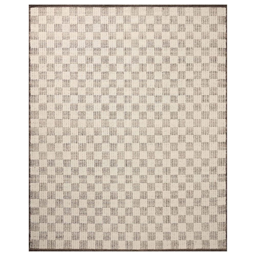 Loloi Knox Ivory and Mocha 7"9" x 9"9" Area Rug, , large