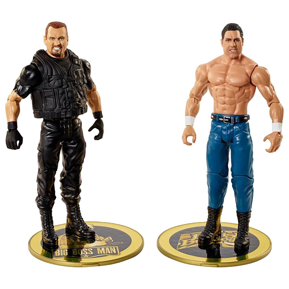 WWE Championship Showdown British Bulldog vs Big Bossman Action Figures - 2-Pack, , large