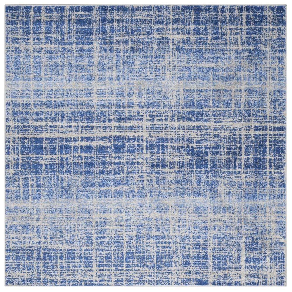 Safavieh Adirondack ADR116D 4" Square Blue and Silver Area Rug, , large