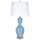 Classy Art Wholesalers Azure Elegance Table Lamp in Blue, White and Clear, , large