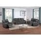 New Heritage Design Linton Power Reclining Sofa in Dark Gray, , large