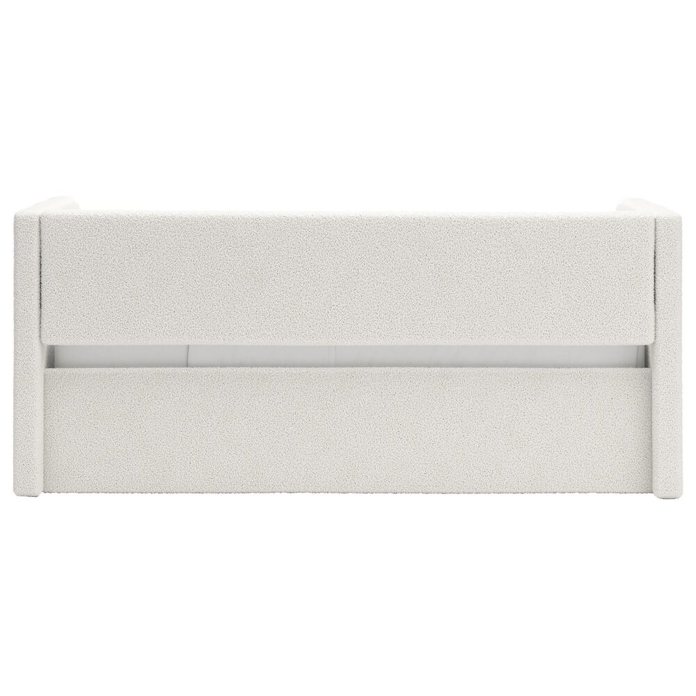 Ashley Arloster Twin Upholstered Day Bed with Storage in White, , large