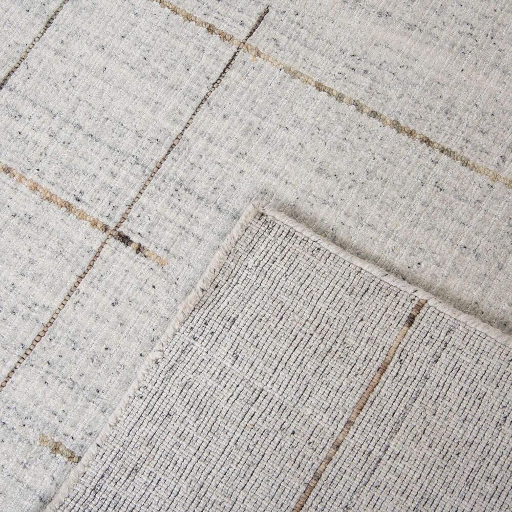 RIZZY Kiki Ivory, Beige and Charcoal 4' x 6' Area Rug, , large