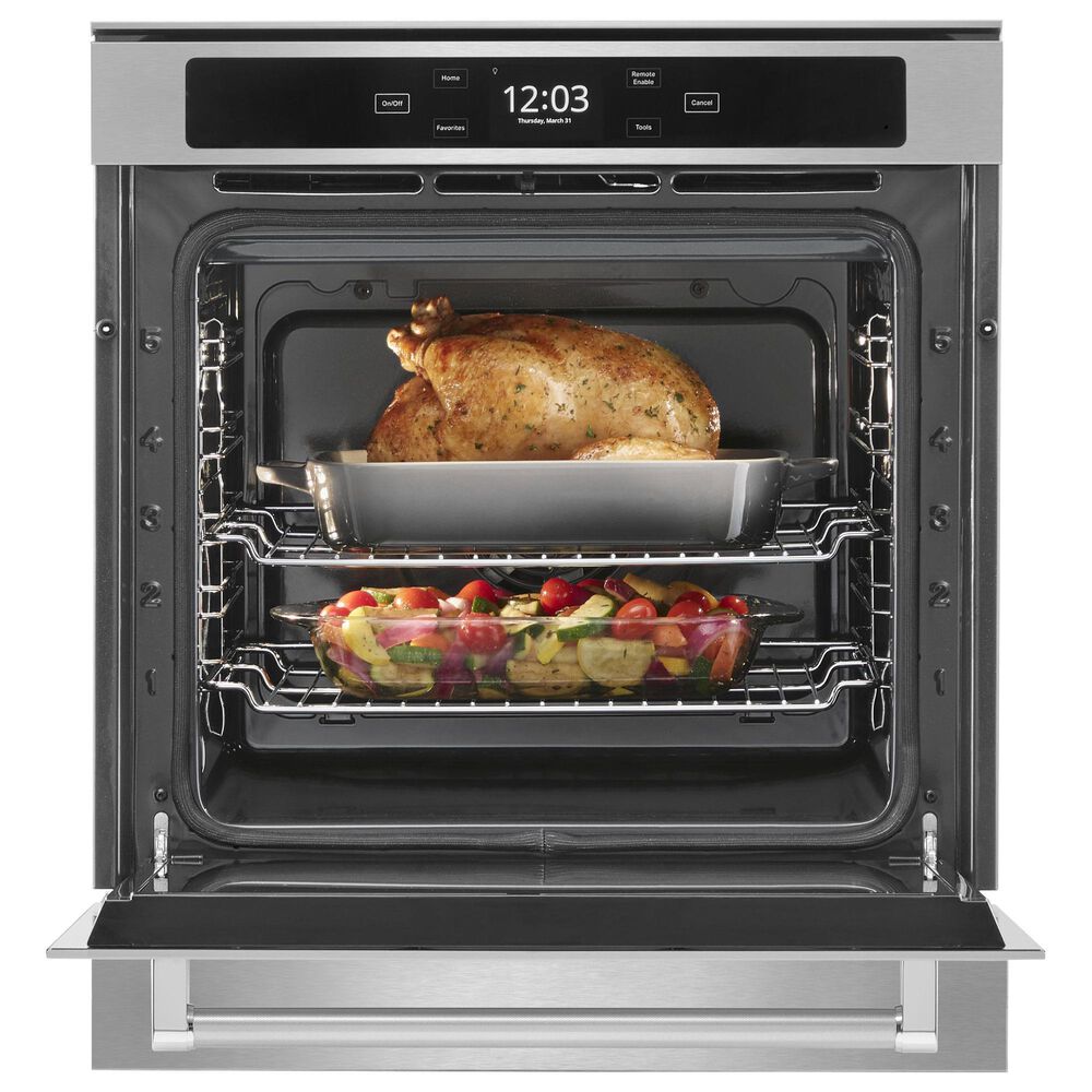 KitchenAid Sngl Wall Oven 24&quot; W/True Conv, , large