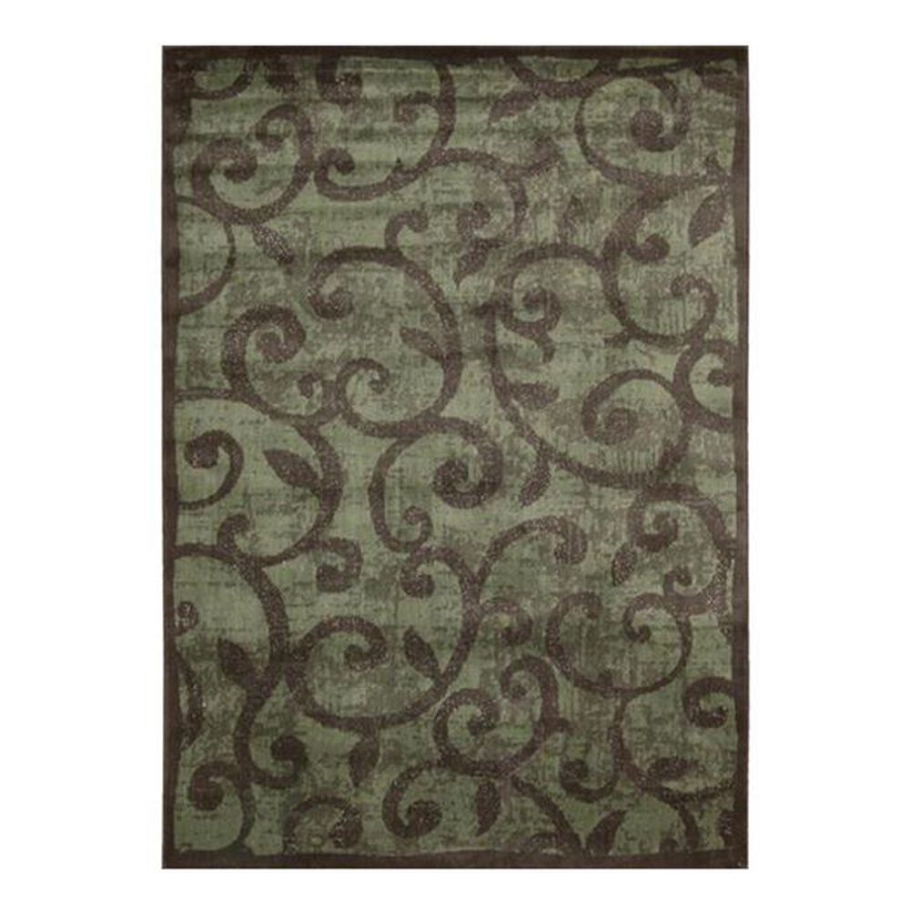 Nourison Expressions XP02 5'3" x 7'5" Brown Area Rug, , large