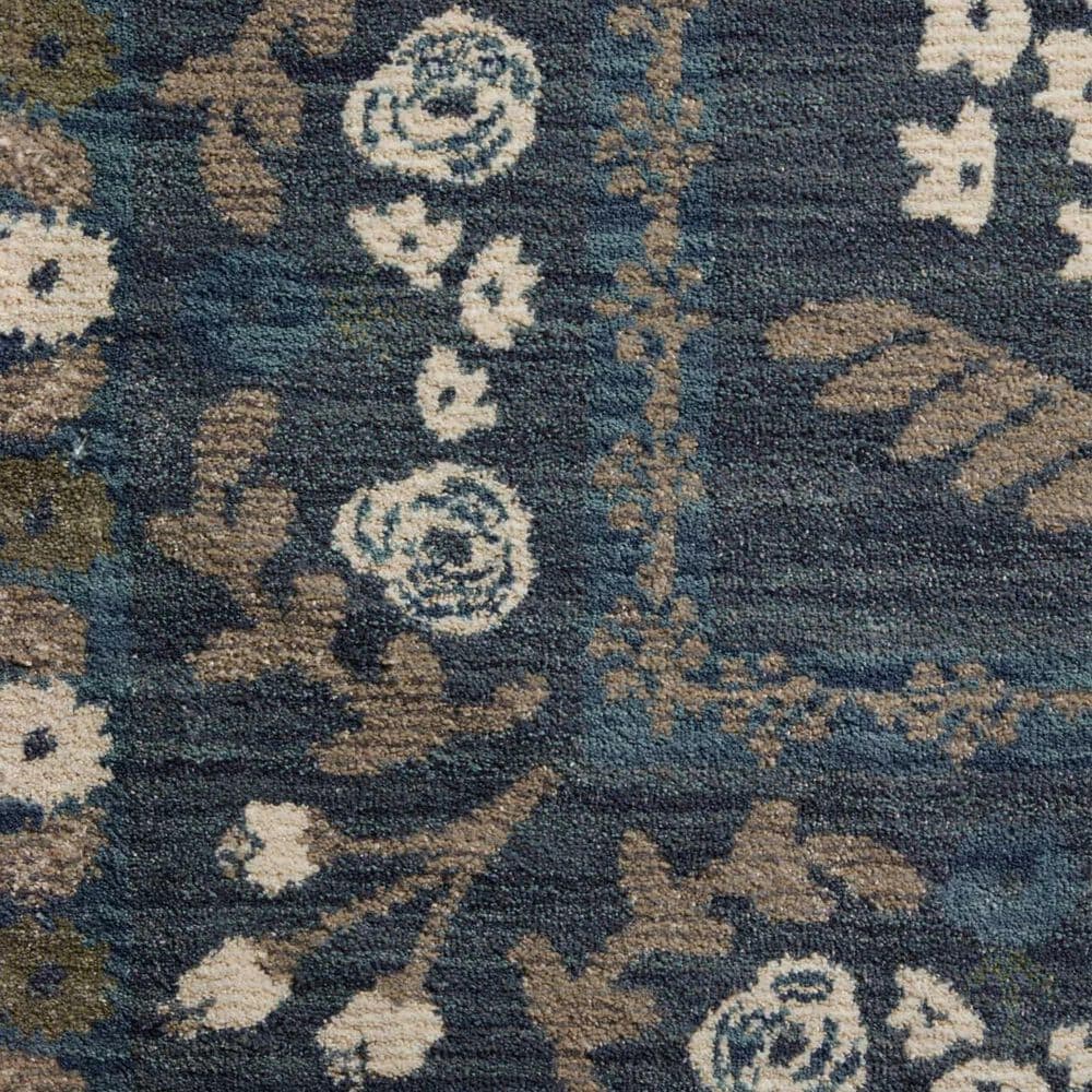 Rifle Paper Co. x Loloi Fiore FIO-01 6&#39;3&quot; x 9&#39; Navy and Grey Area Rug, , large