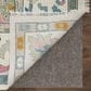 Feizy Karina 12" x 15" Ivory and Multicolor Area Rug, , large