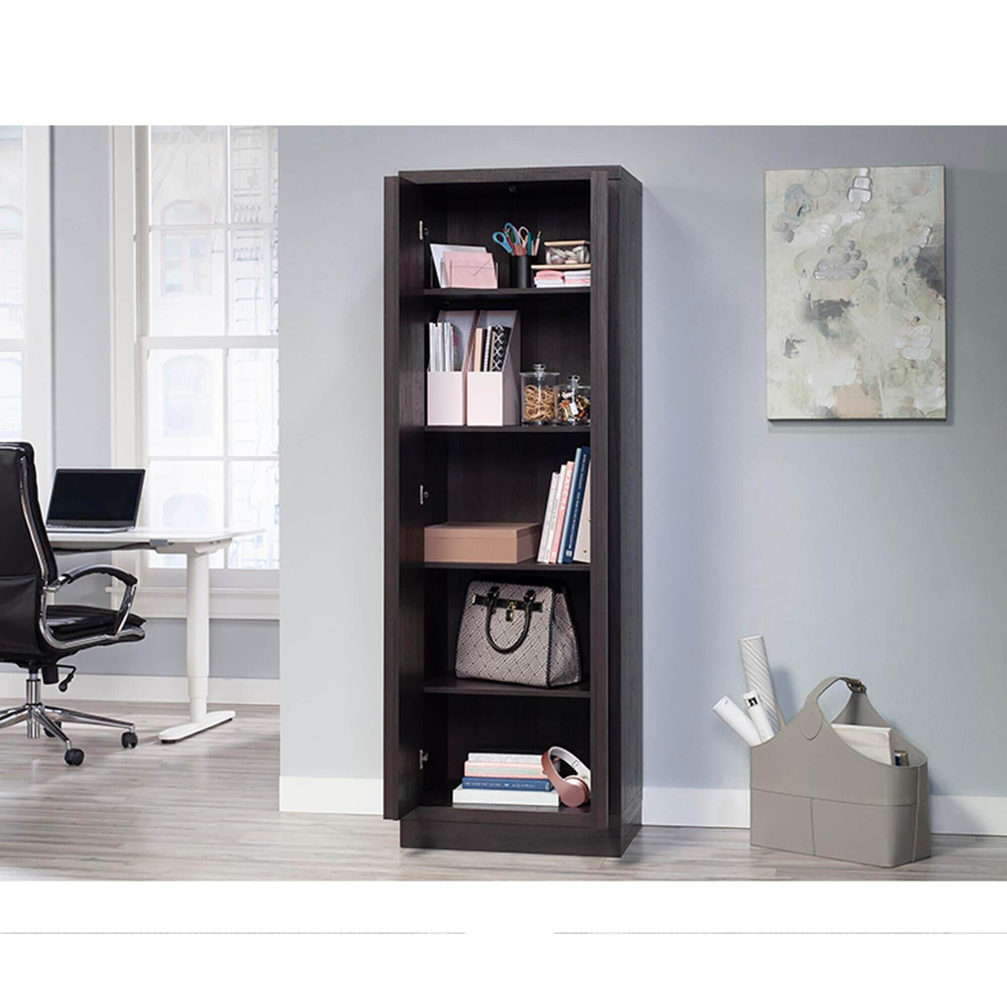 Sauder Merton Hall 2-Door Storage Cabinet in Dakota Oak