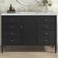 James Martin Vanities Myrrin 48" Vanity in Carbon Oak with 3 cm Ethereal Noctis Quartz Top, , large