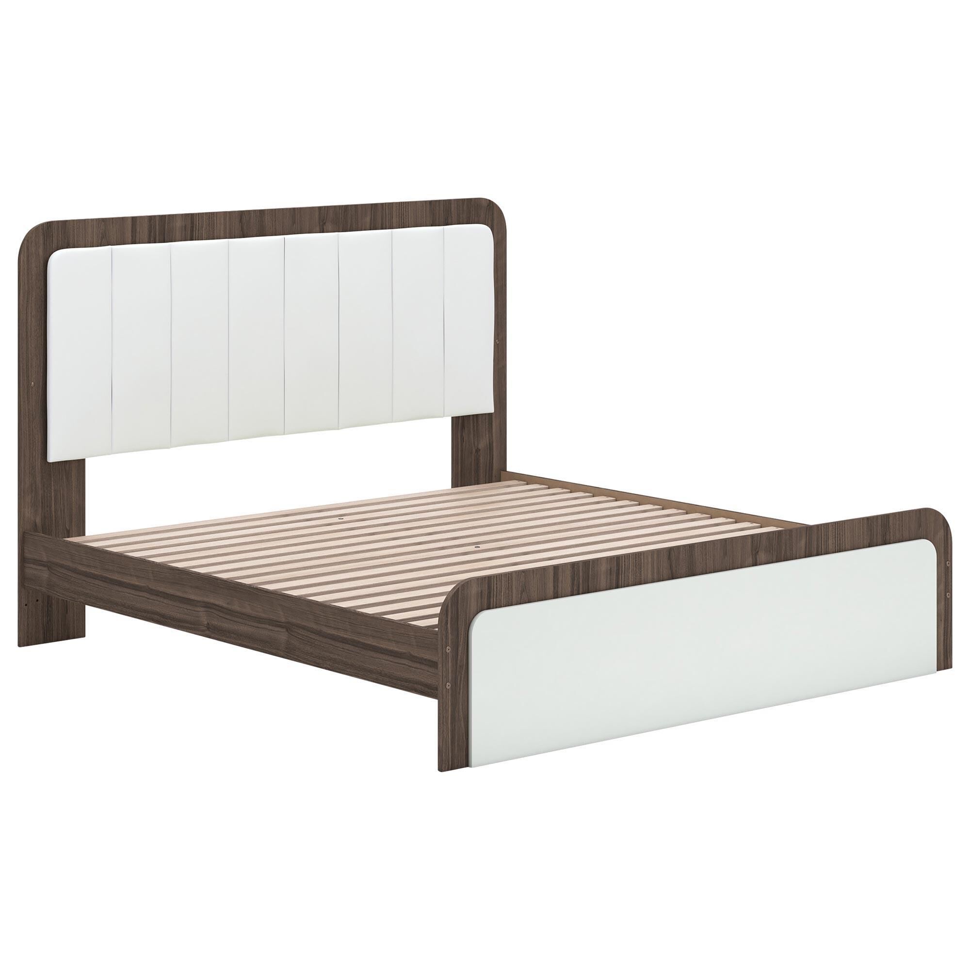 Ashley Kendanport King Upholstered Platform Bed with Dresser Chest