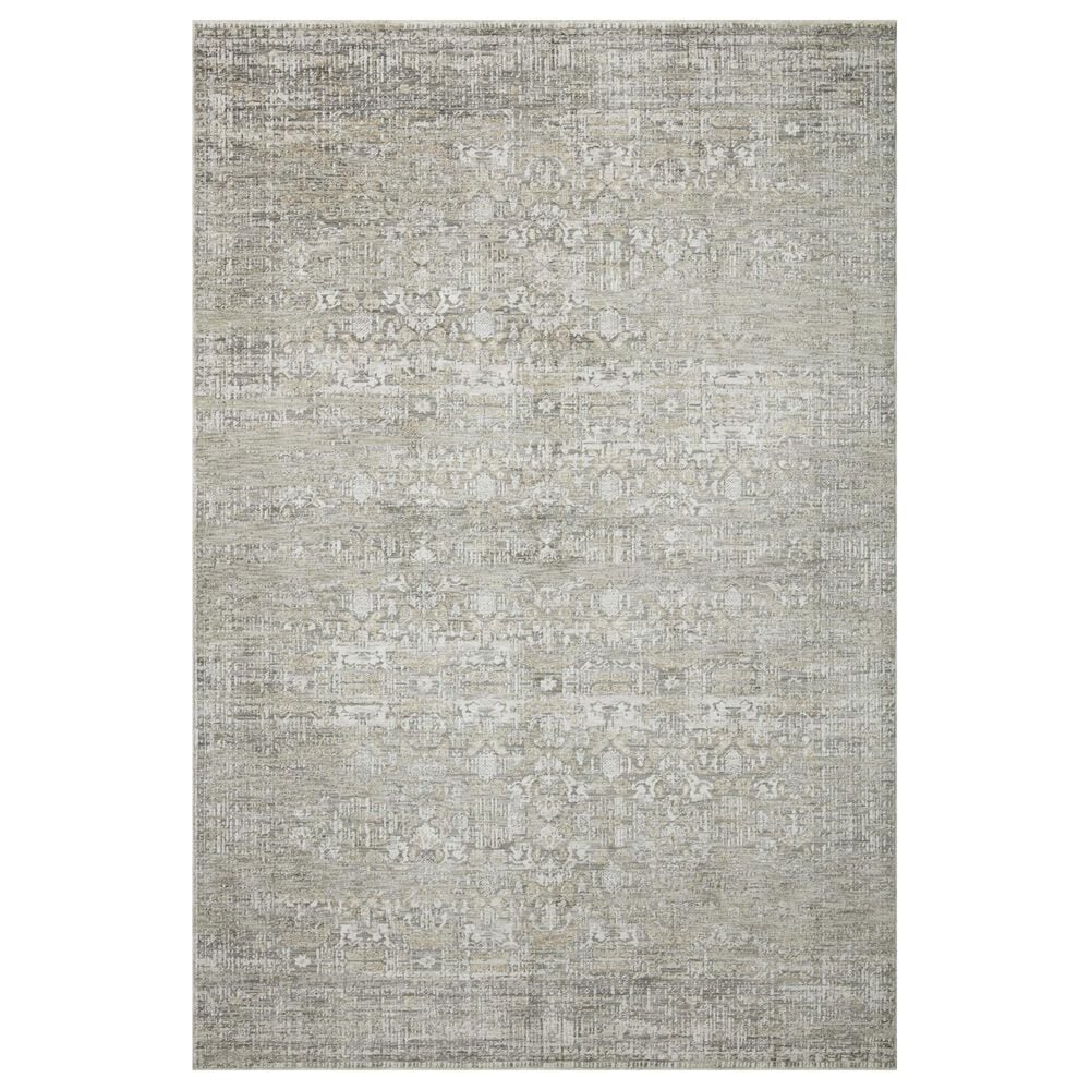 Amber Lewis x Loloi Honora 5"3" x 7"9" Grey and Beige Area Rug, , large